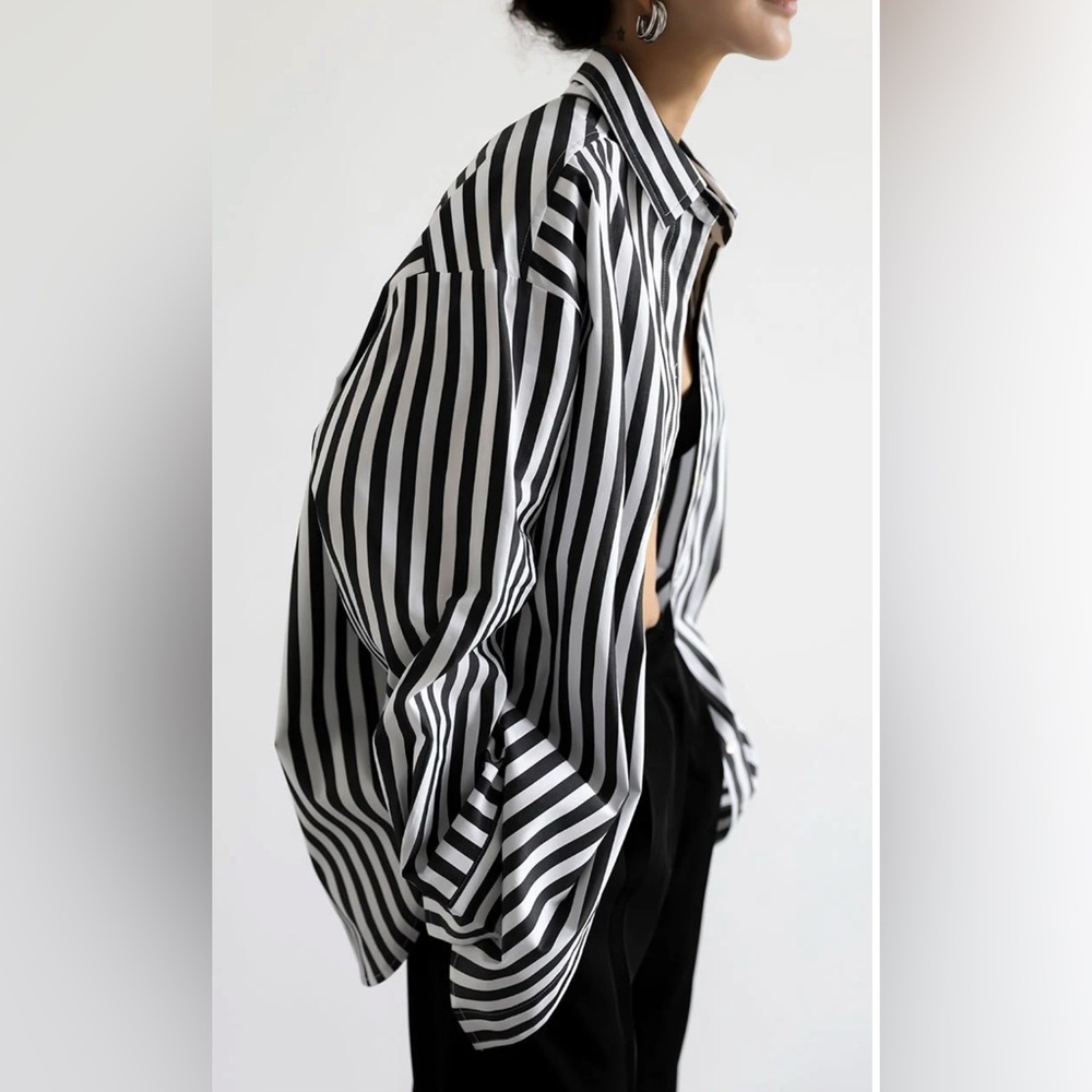 The Frankie Shop - Sylvia Striped Oxford Shirt